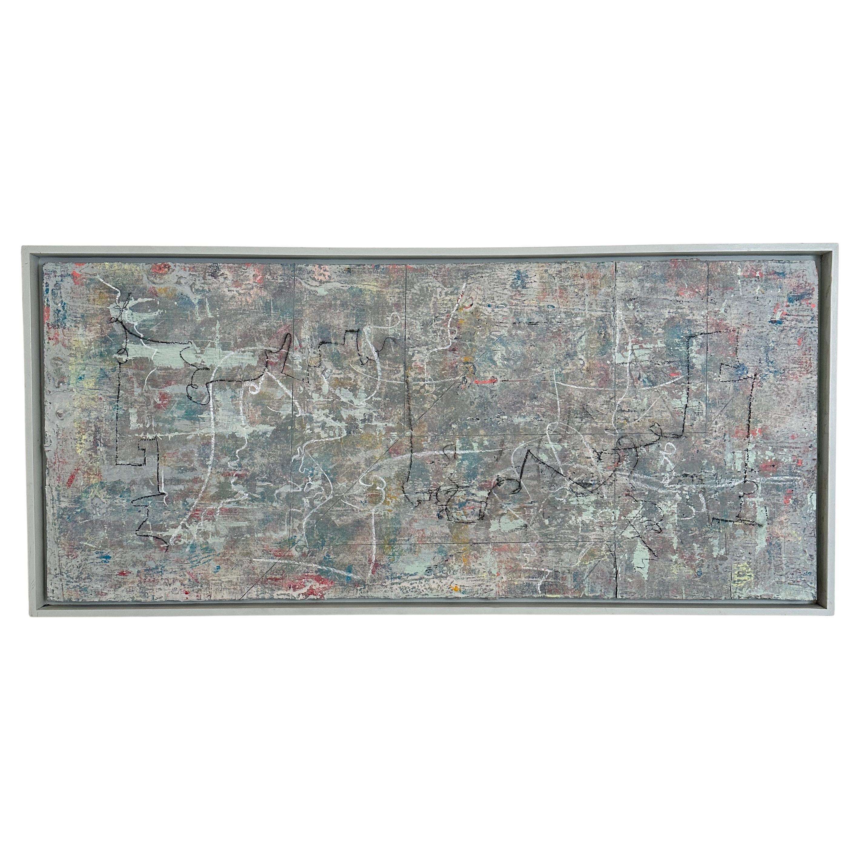 Contemporary Abstract Multicolored Painting by Felix Bachmann, 2016