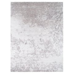Contemporary Abstract Oceanic Modern Area Rug Aquarium Dove by Joseph Carini