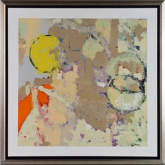 Contemporary Abstract Oil by Sinai M. Waxman, Well Exhibited American Artist