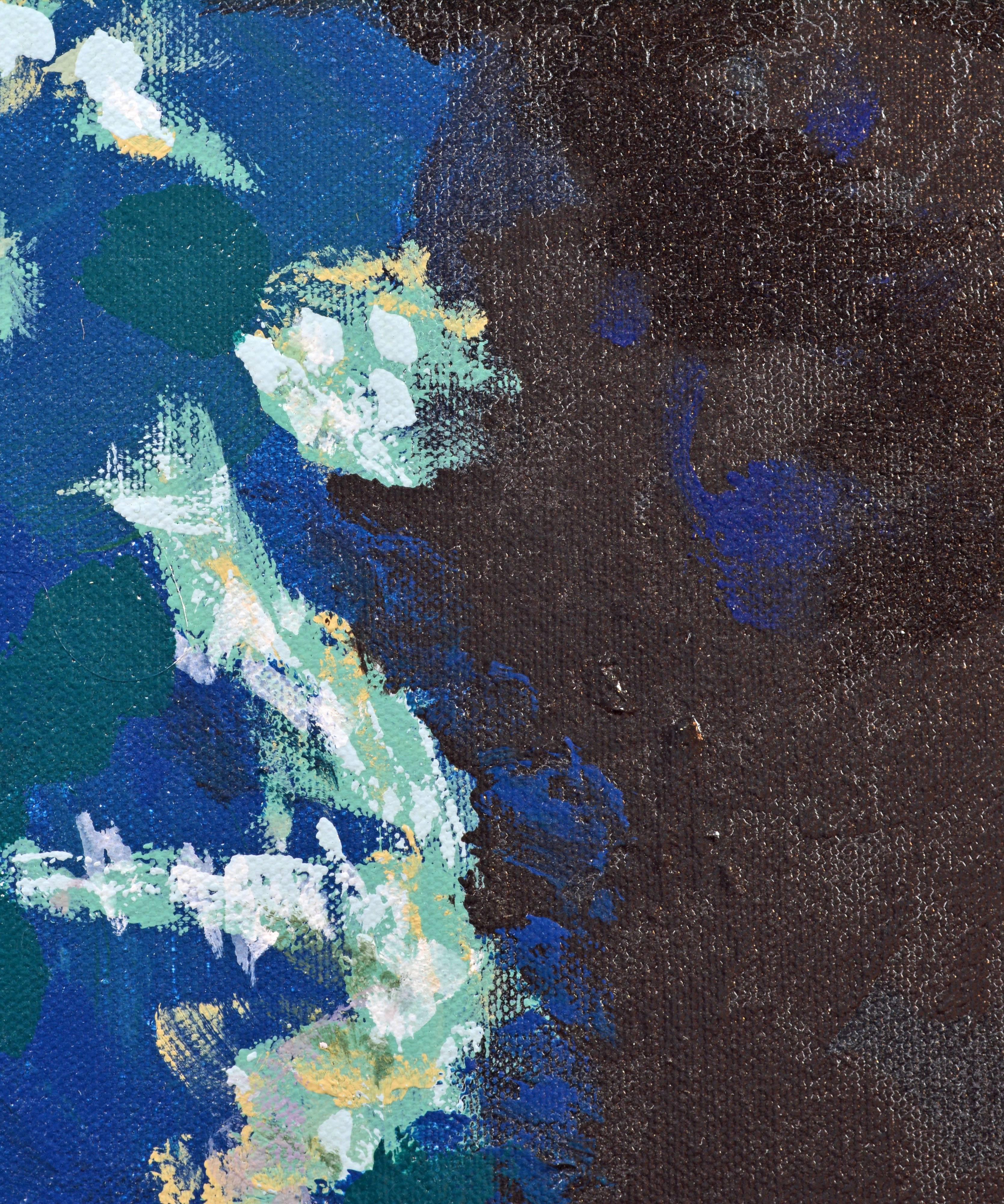 Huile abstraite contemporaine de Sinai M. Waxman, artiste américain bien exposé en vente 1
