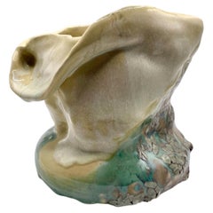 Vaso in ceramica astratto e organico in stile contemporaneo n. 1 di Kim Mesches