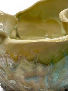 Contemporary Abstract Organic Ceramic Vessel 2 Vase by Kim Mesches
