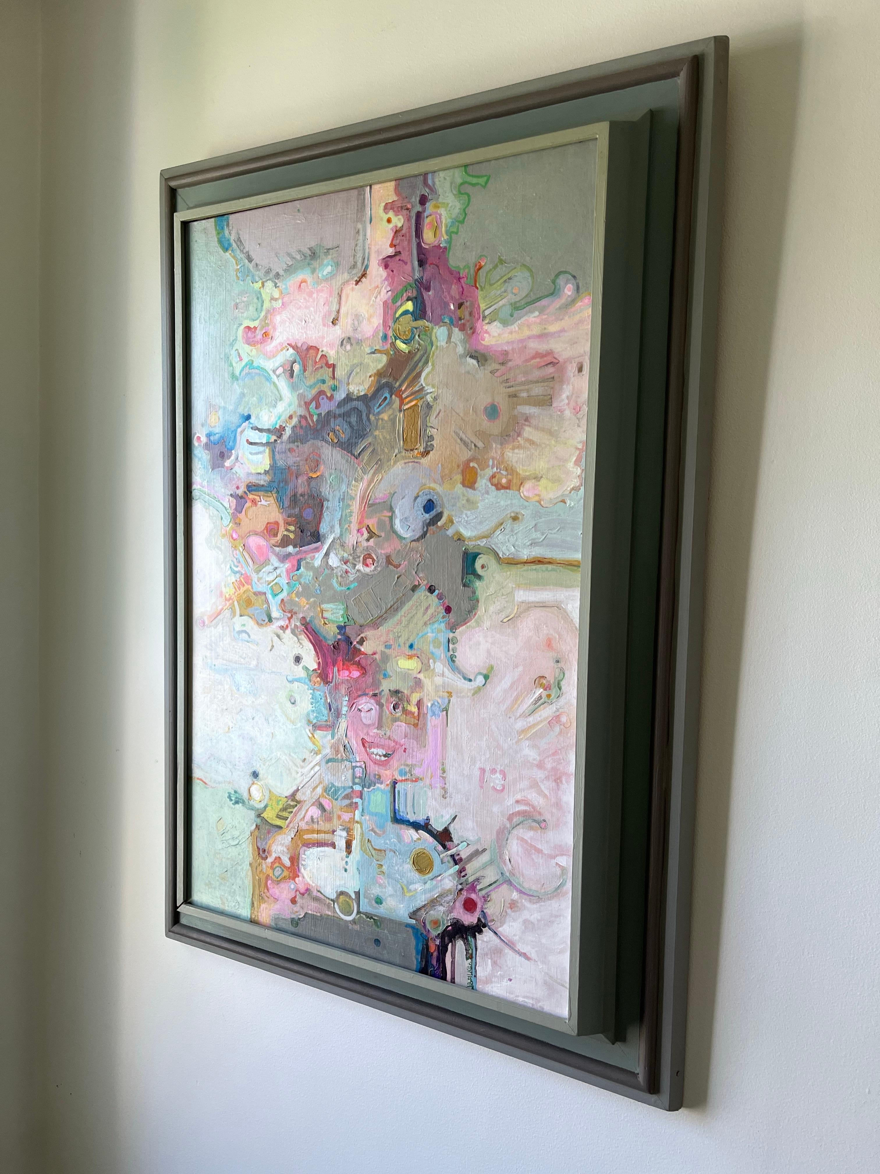 Contemporary Abstract Painting Barbara Walker (Expressionismus) im Angebot