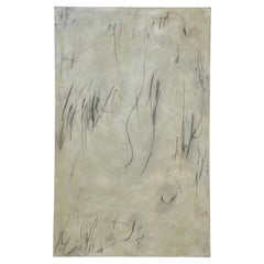 Contemporary Abstract Painting by American Donald Bustraan Style of Cy Twombly