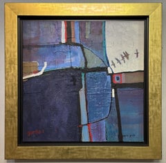 Contemporary Abstract painting by British Artist Martin Procter '07