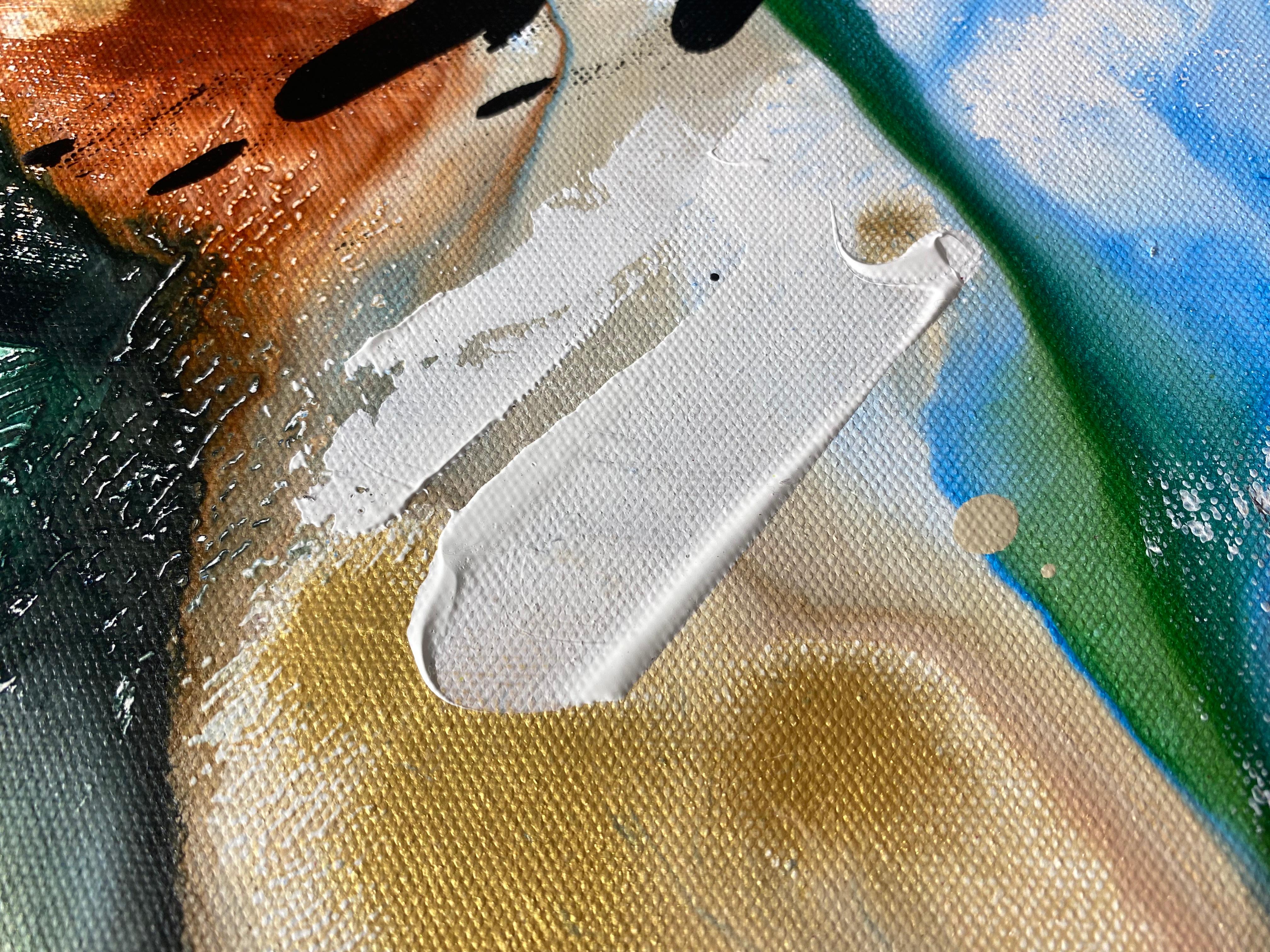 Moderne Peinture abstraite contemporaine sur toile d'Alanna Murphy