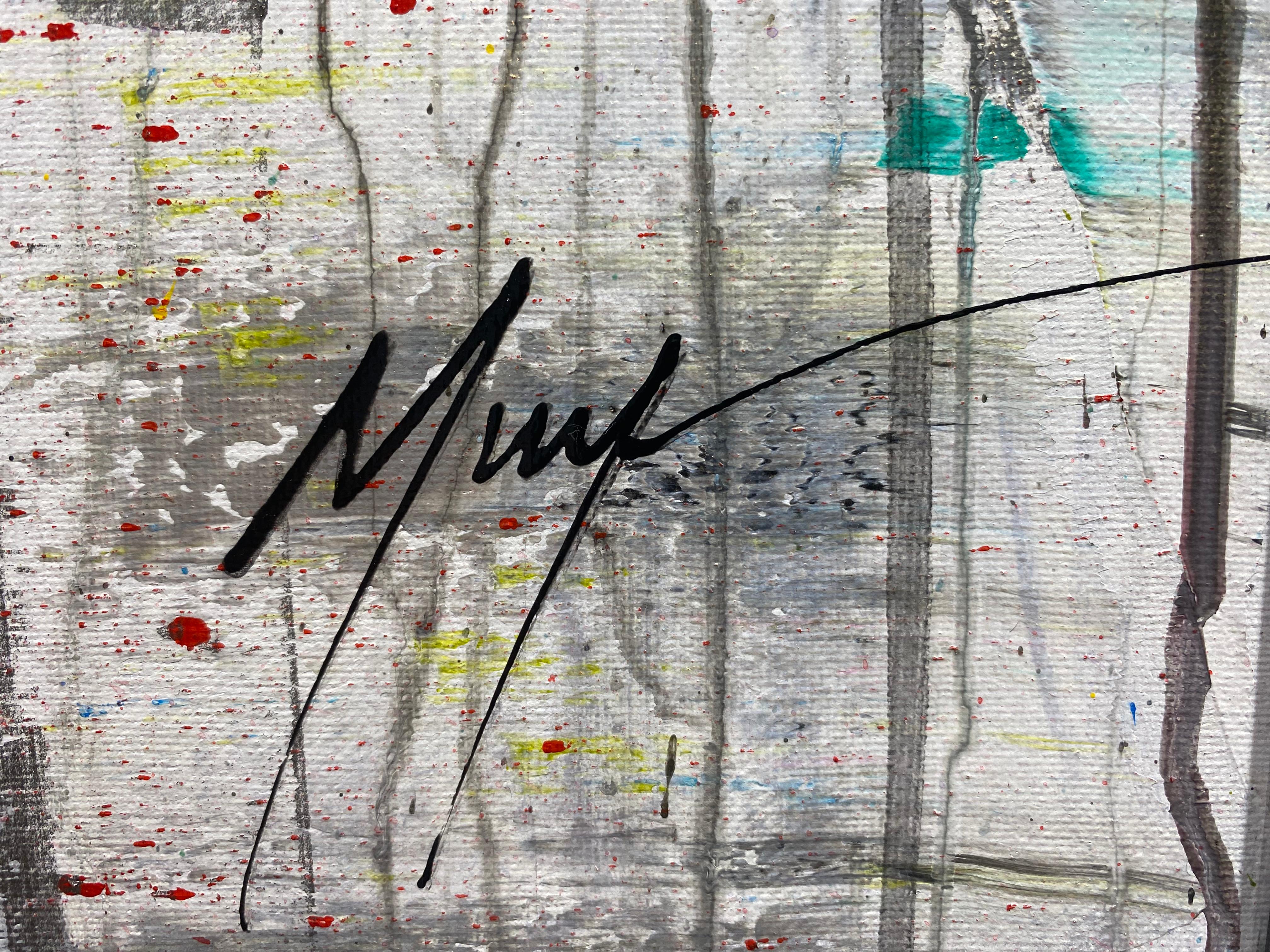 Zeitgenössisches abstraktes Gemälde auf Leinwand von Murf Murphy (amerikanisch) im Angebot
