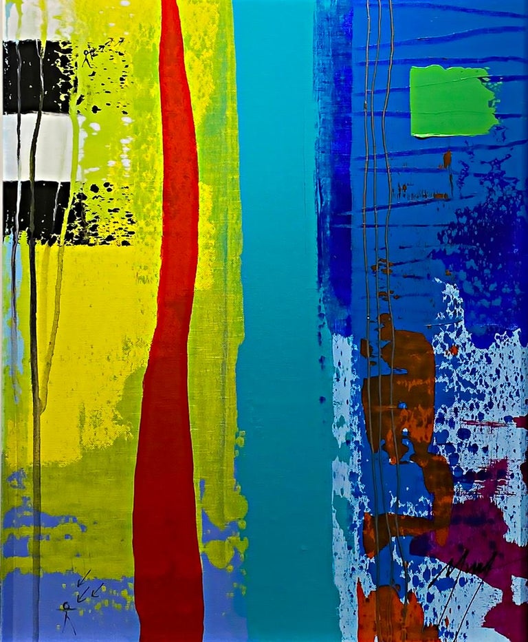 Contemporary Abstract Painting on Canvas by Murf Murphy For Sale at 1stDibs