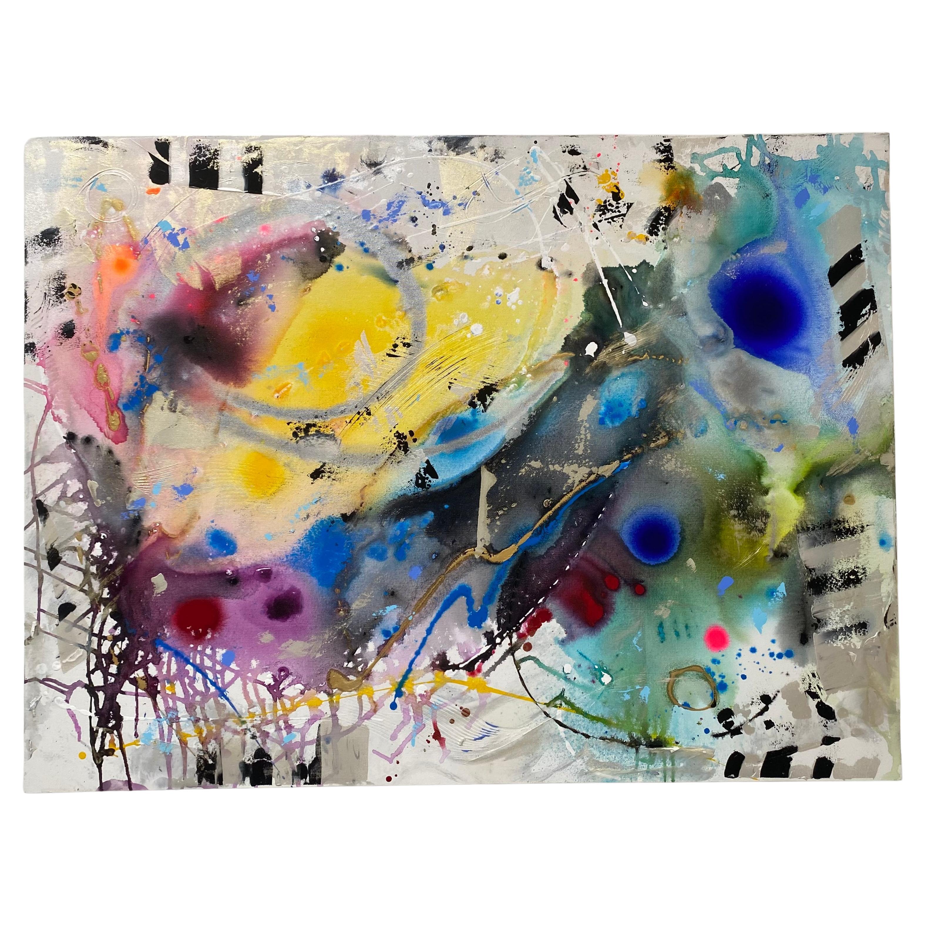 Contemporary Abstract Painting on Canvas by Tyler Murphy For Sale