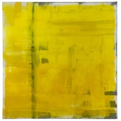 Peinture abstraite contemporaine intitulée "Yellow" par Rebecca Ruoff, 2018