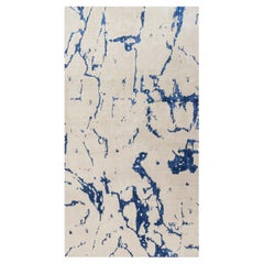 Contemporary Abstract Rug Wool & Silk Hand Knotted Living Room Rug  8' x 16'3