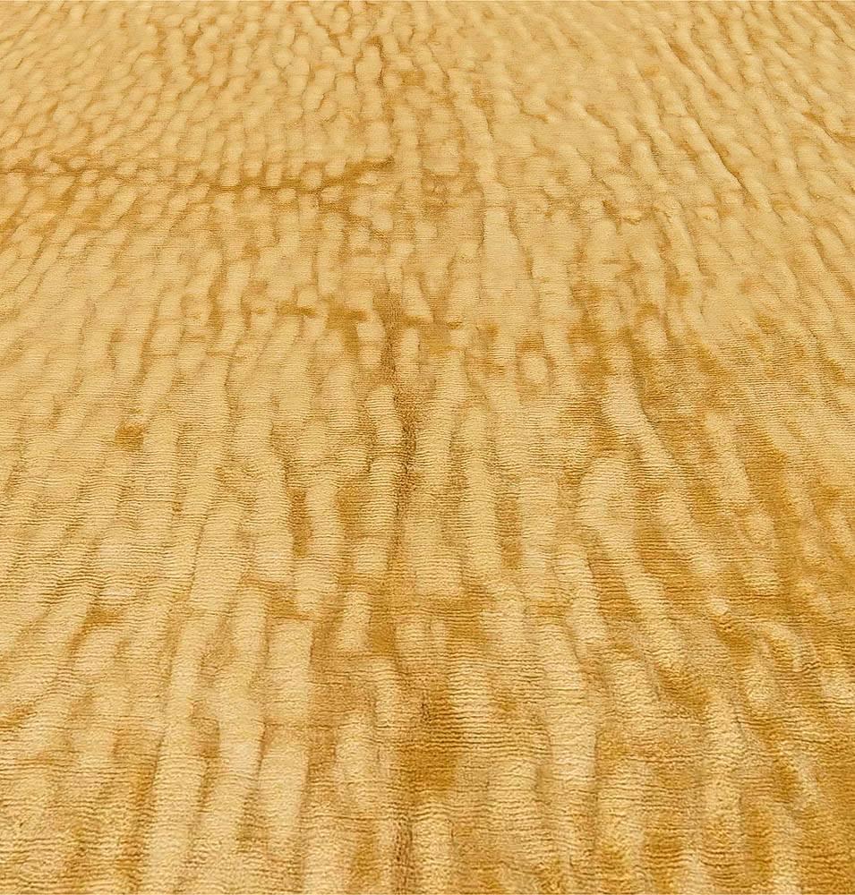 Zeitgenössischer abstrakter tibetischer Teppich aus Seide in Sandtönen von Doris Leslie Blau im Zustand „Neu“ im Angebot in New York, NY