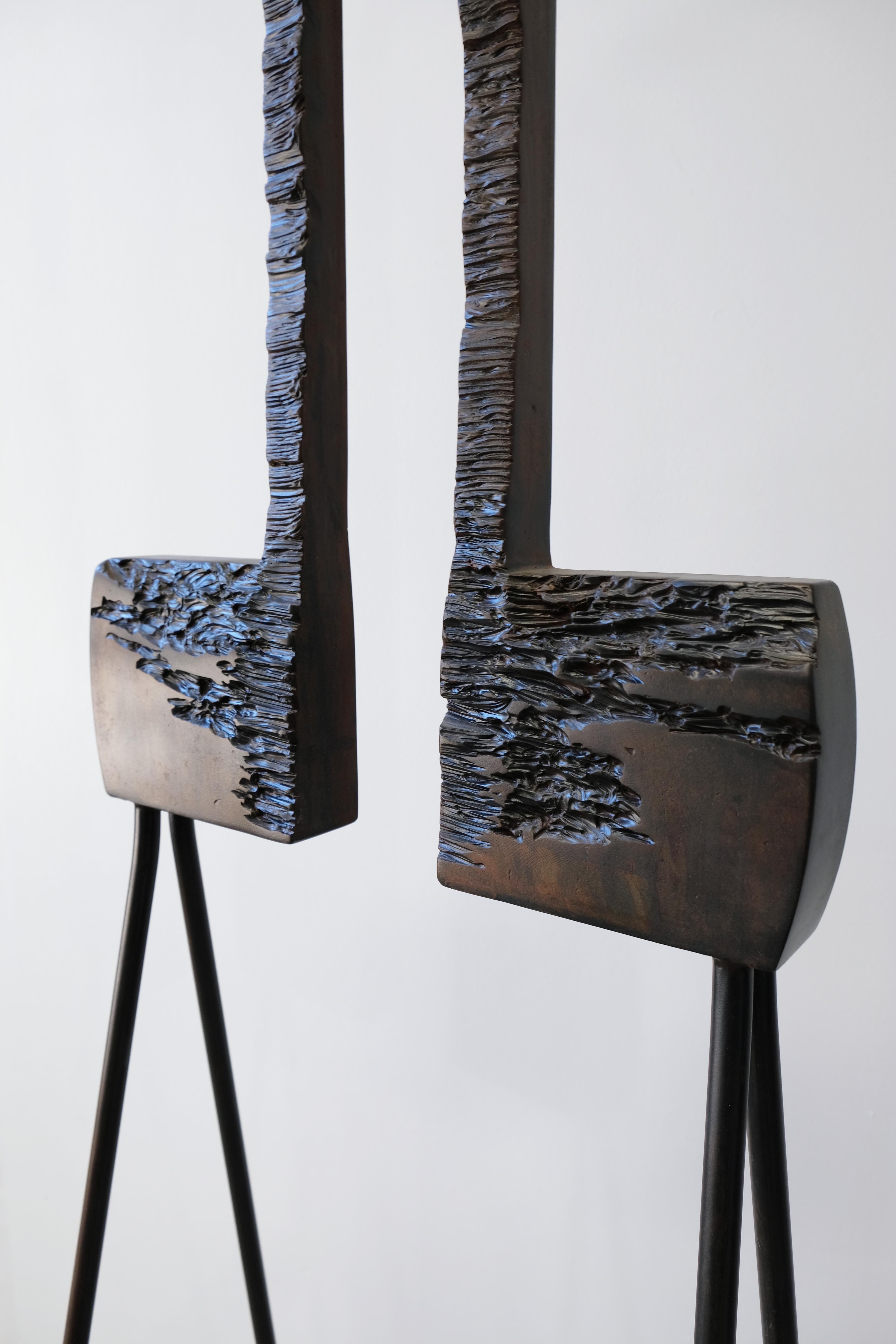 Americano Scultura astratta contemporanea, 'Easel of Enlightenment' di Charles Splady in vendita