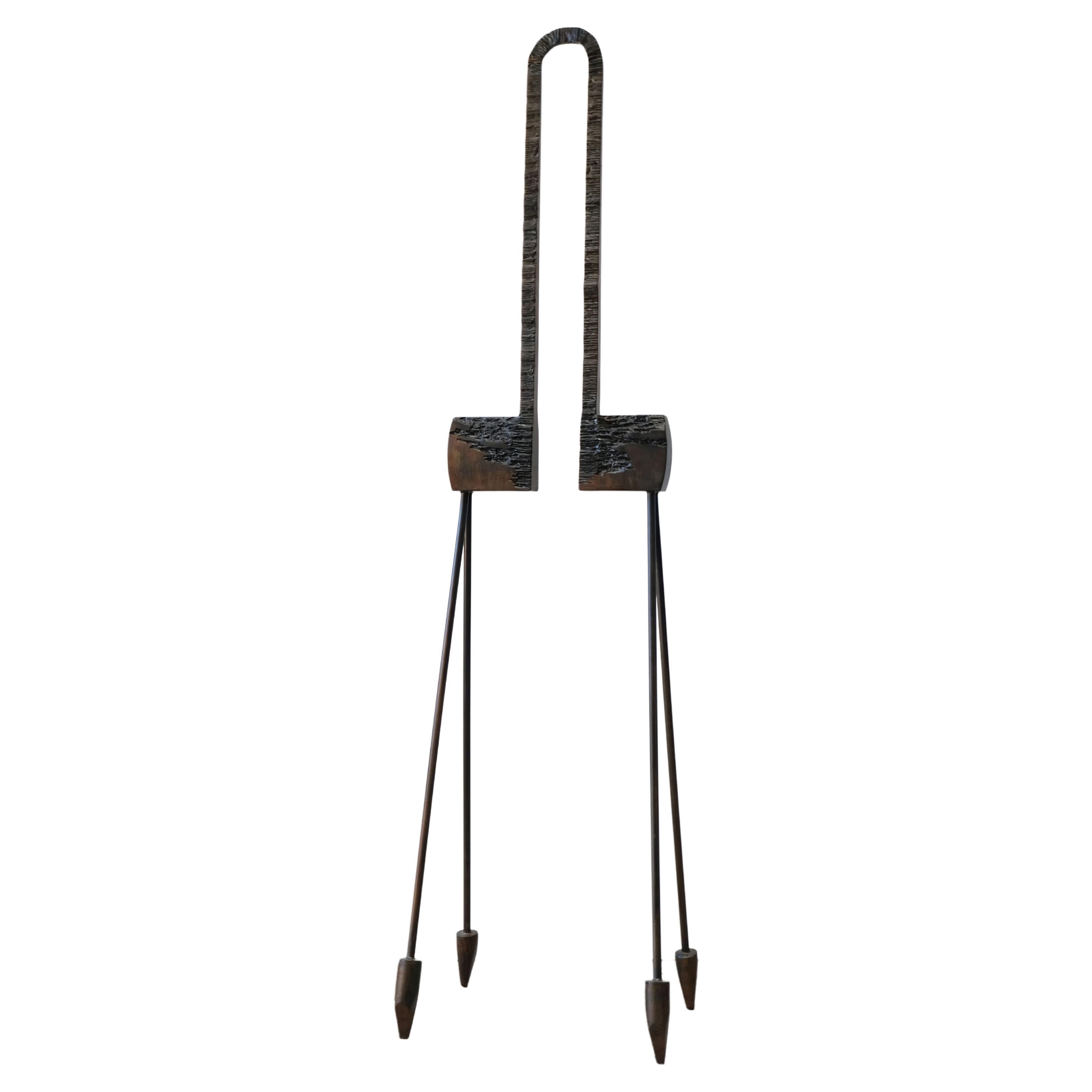 Contemporary Abstract Sculpture, "Staffelei der Erleuchtung" von Charles Splady