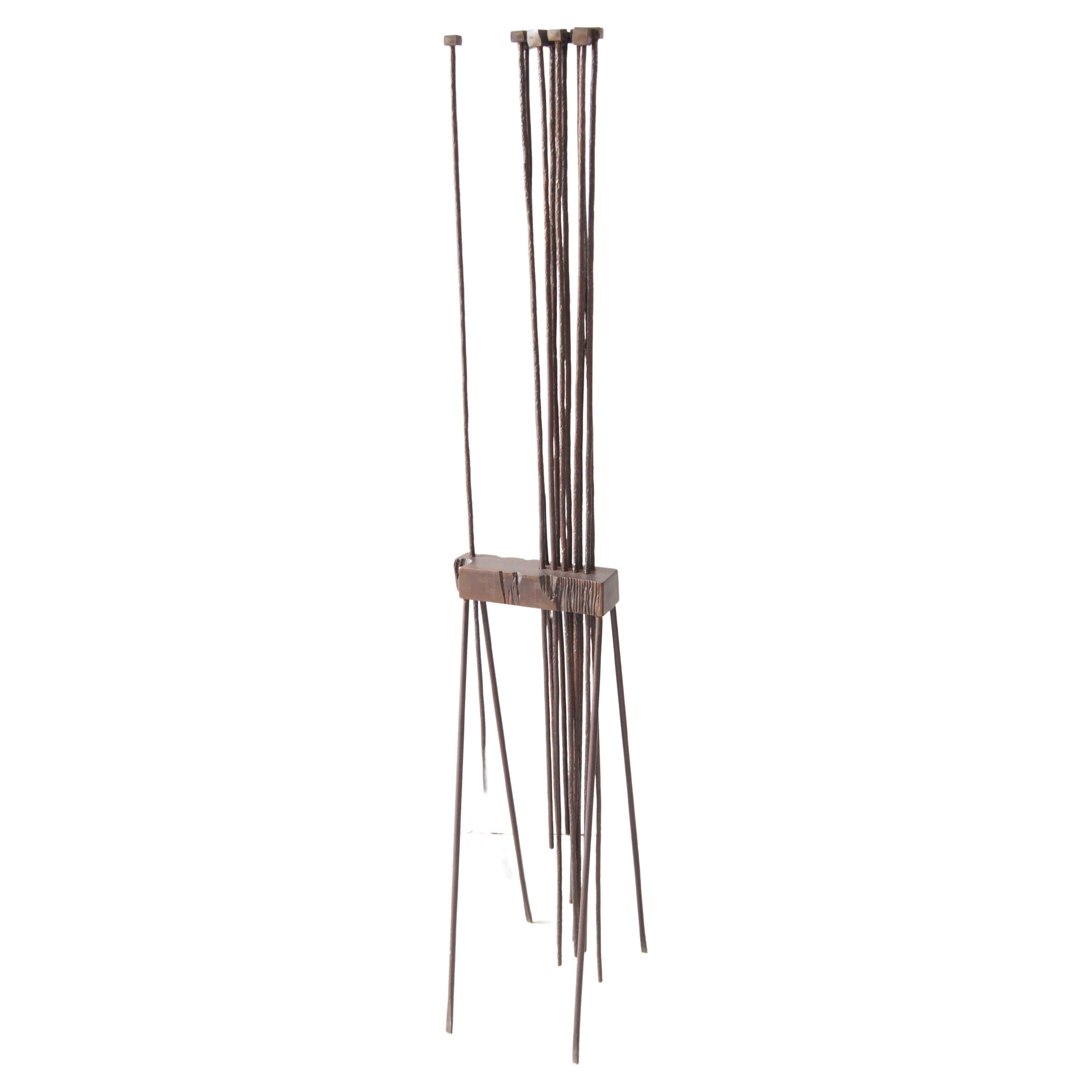 Contemporary Abstract Sculpture, 'Iron Altar' by Charles Splady