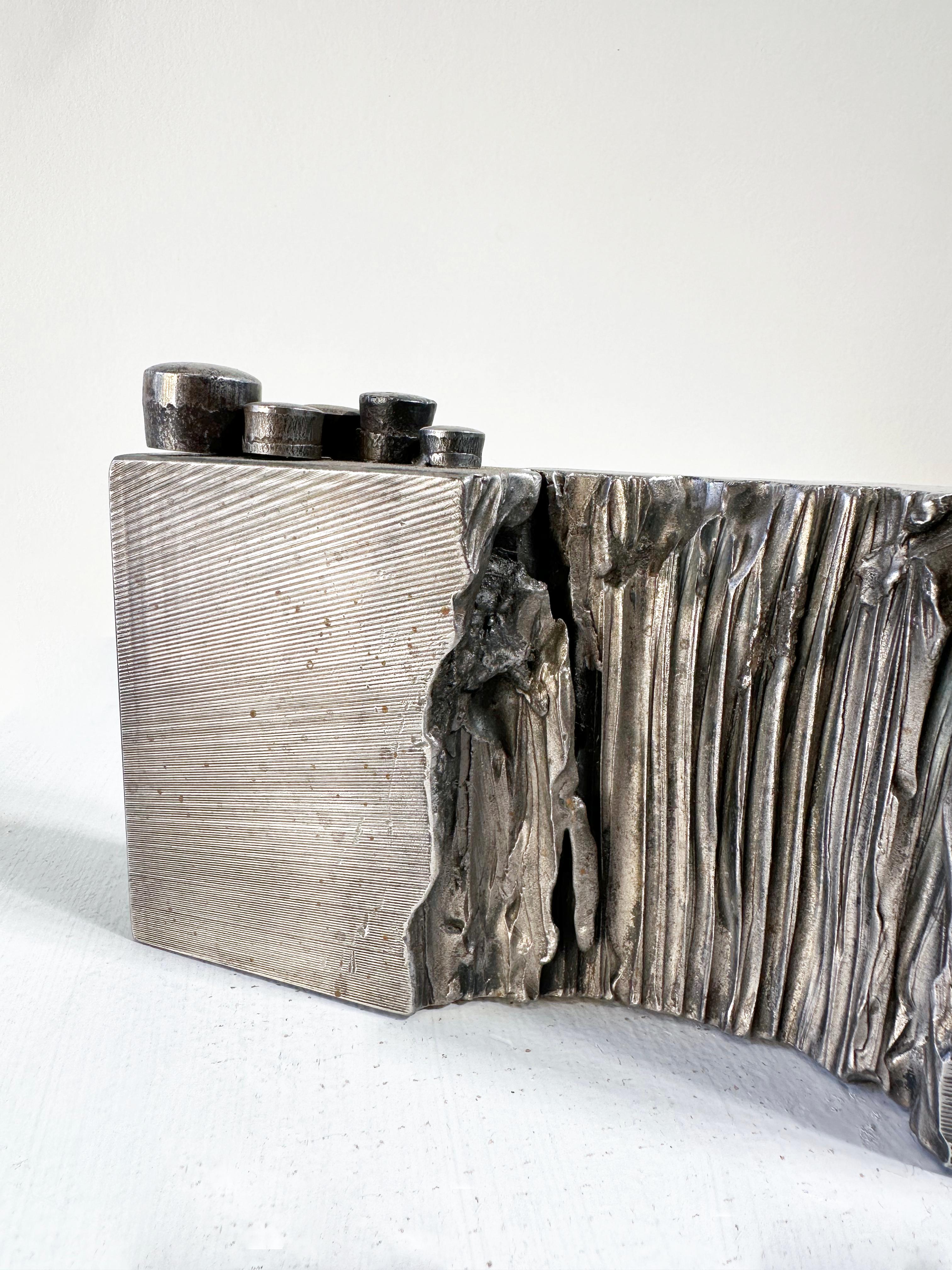 Industrial Contemporary Abstract Sculpture, 'Lucid Dream' by Charles Splady For Sale