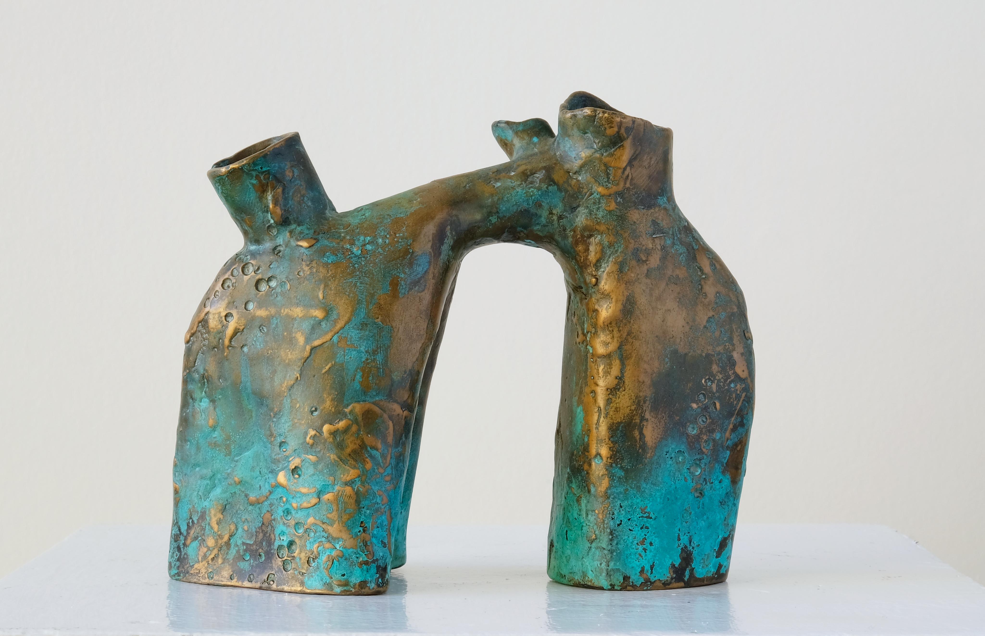 Cast Contemporary Abstract Sculpture, 'Resilience' by Jess Nguyen For Sale