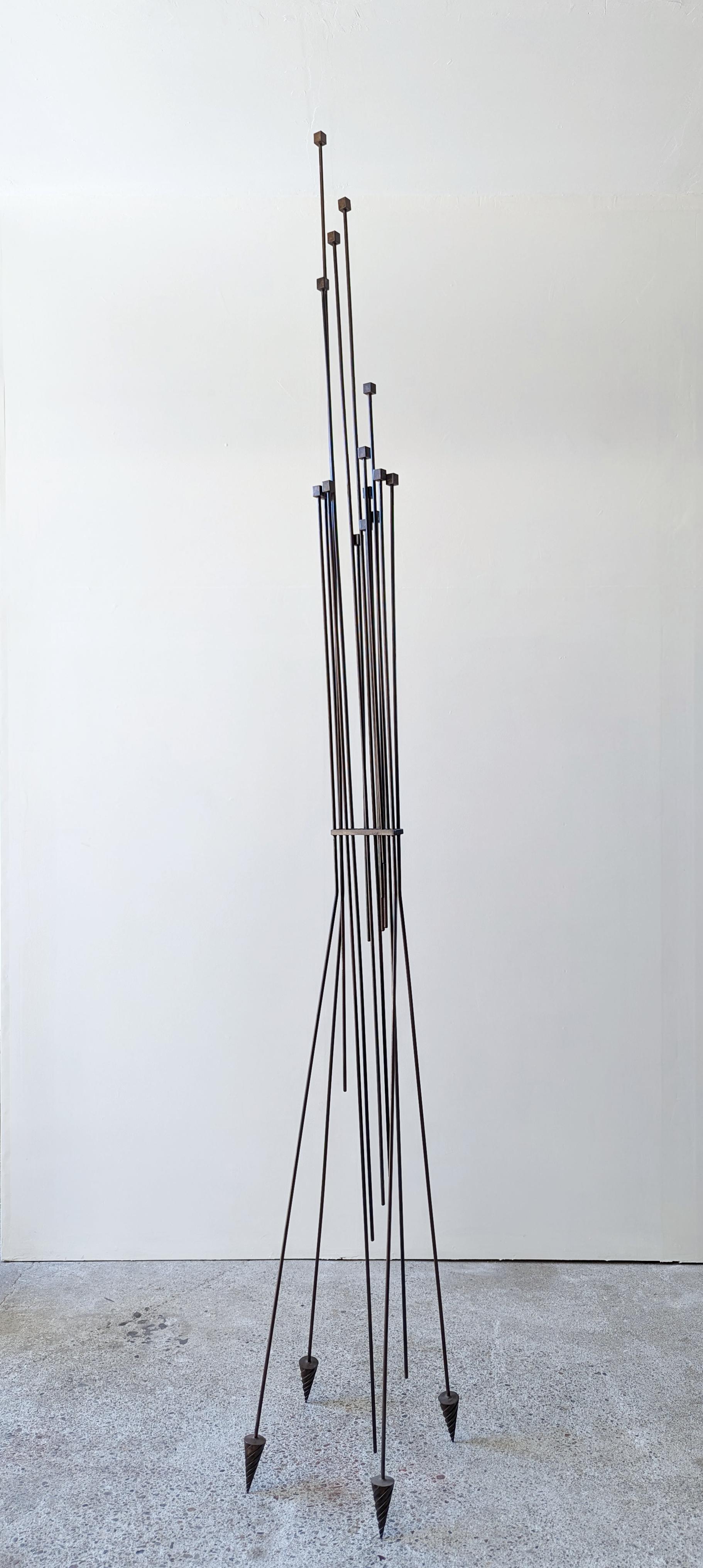 Hand-Crafted Contemporary Abstract Sculpture, 'Thought Filter' by Charles Splady For Sale