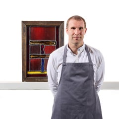 Contemporary Abstract Stained Glass Window