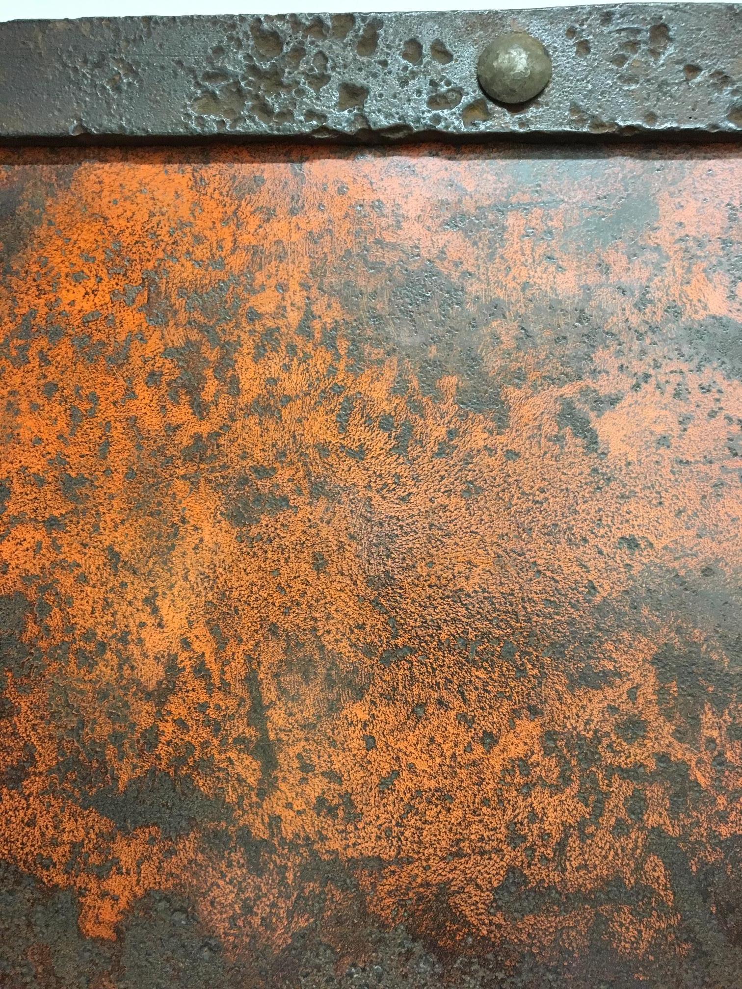 Orange Crush
steel
34 x 79 in.

Artist Statement

I seldom use stock material, but prefer distressed and rusted steel that has been scarred, bent, and made imperfect. In this state, the material becomes quite beautiful. There are figurative elements