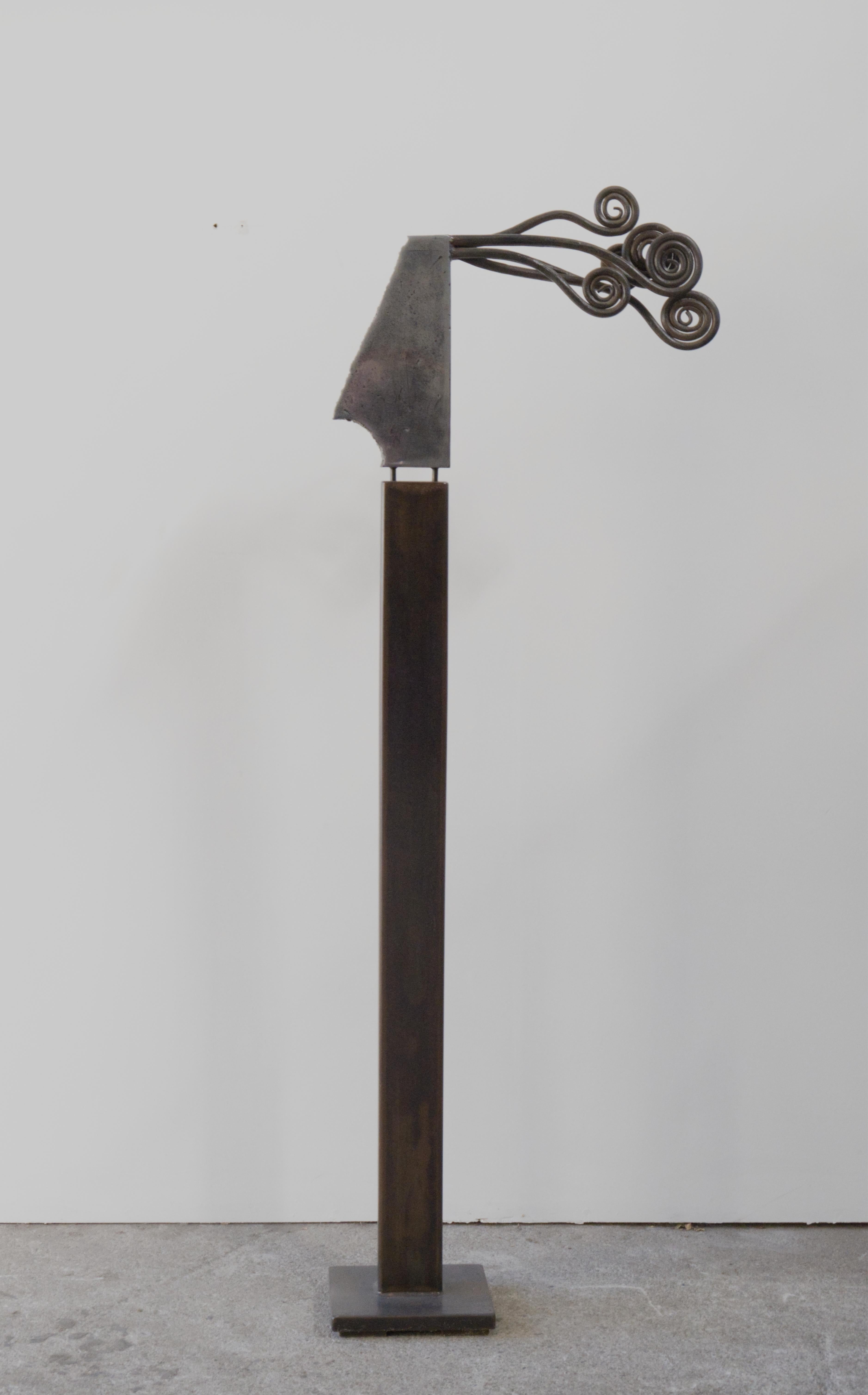 Scultura astratta contemporanea in acciaio 'Epicurus' di Charles Splady In condizioni Nuovo in vendita a Oakland, CA