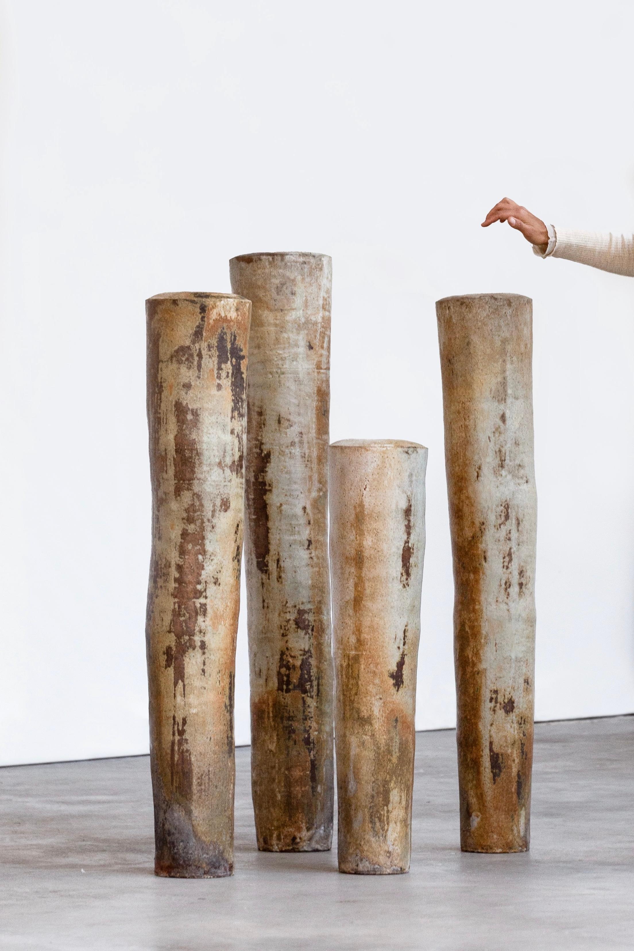Esculturas abstractas contemporáneas de gres de Valéry Maillot Posmoderno en venta