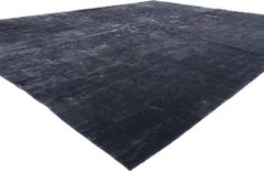 Contemporary Abstract Tibetan Wool and Silk Carpet, 12'00 x 14'11