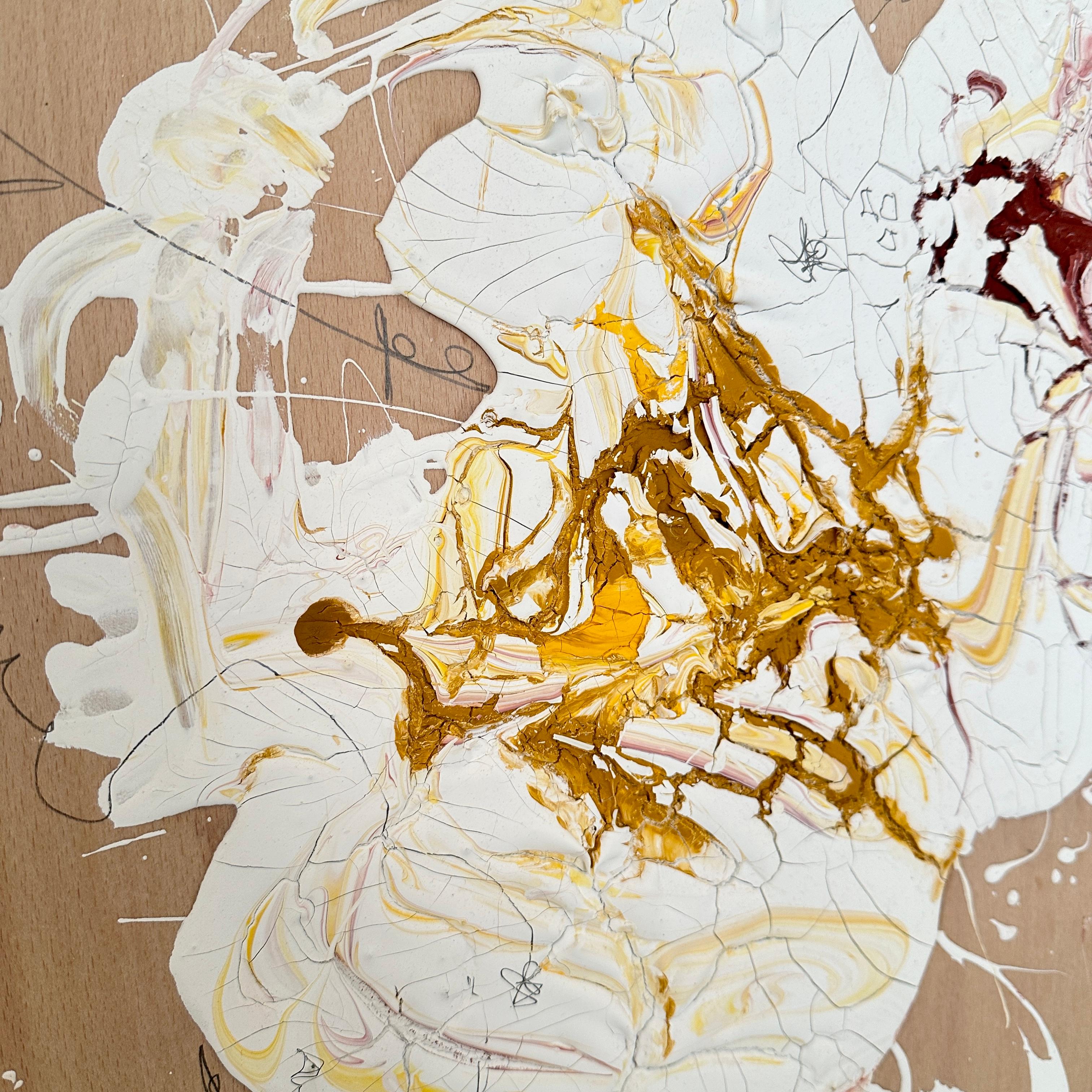 Pittura astratta contemporanea su Wood di Felix Bachmann, 2024 in vendita 1