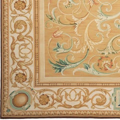 Contemporary "Acanthus" Flat Weave Carpet