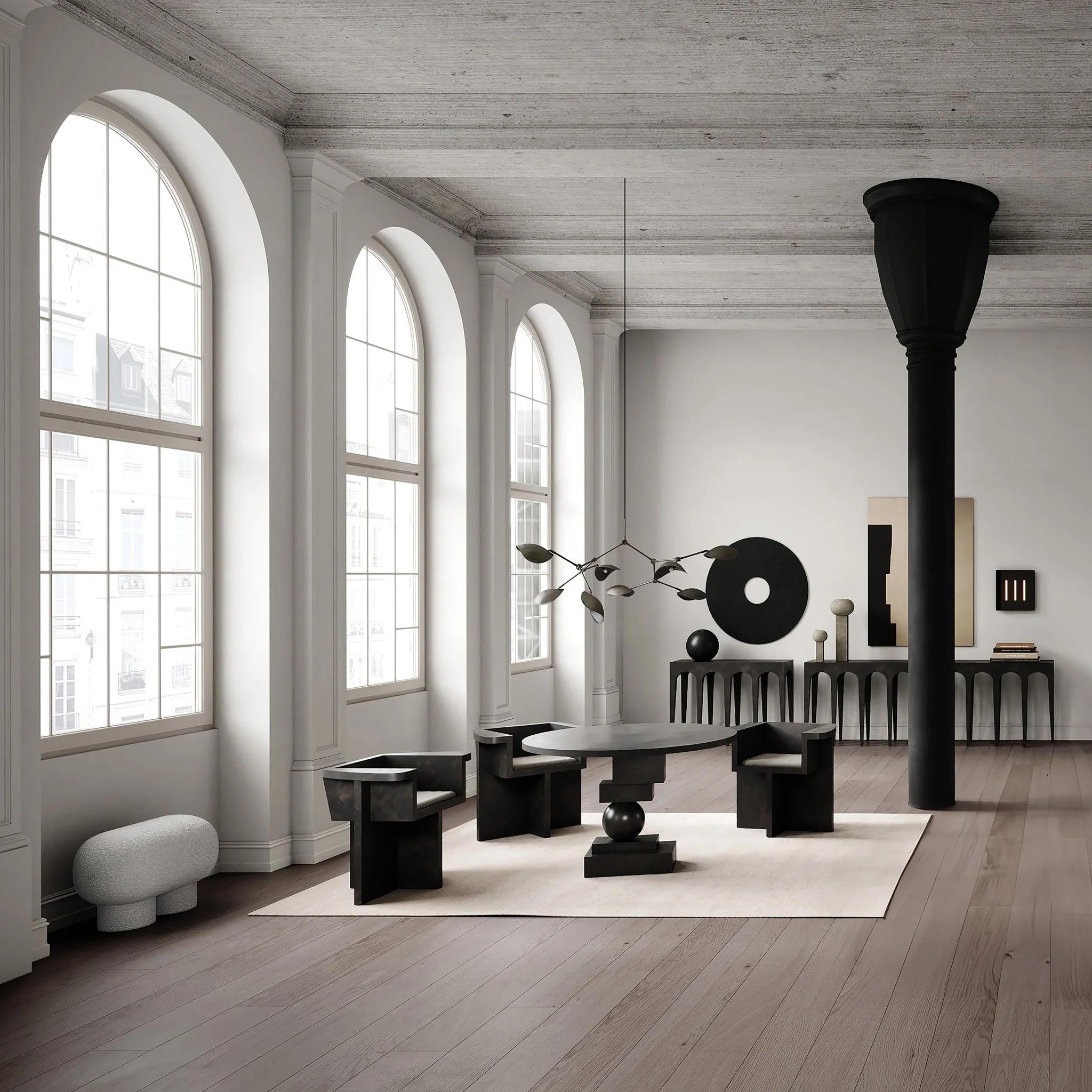Lampe murale contemporaine en acrylique et métal. en vente 4