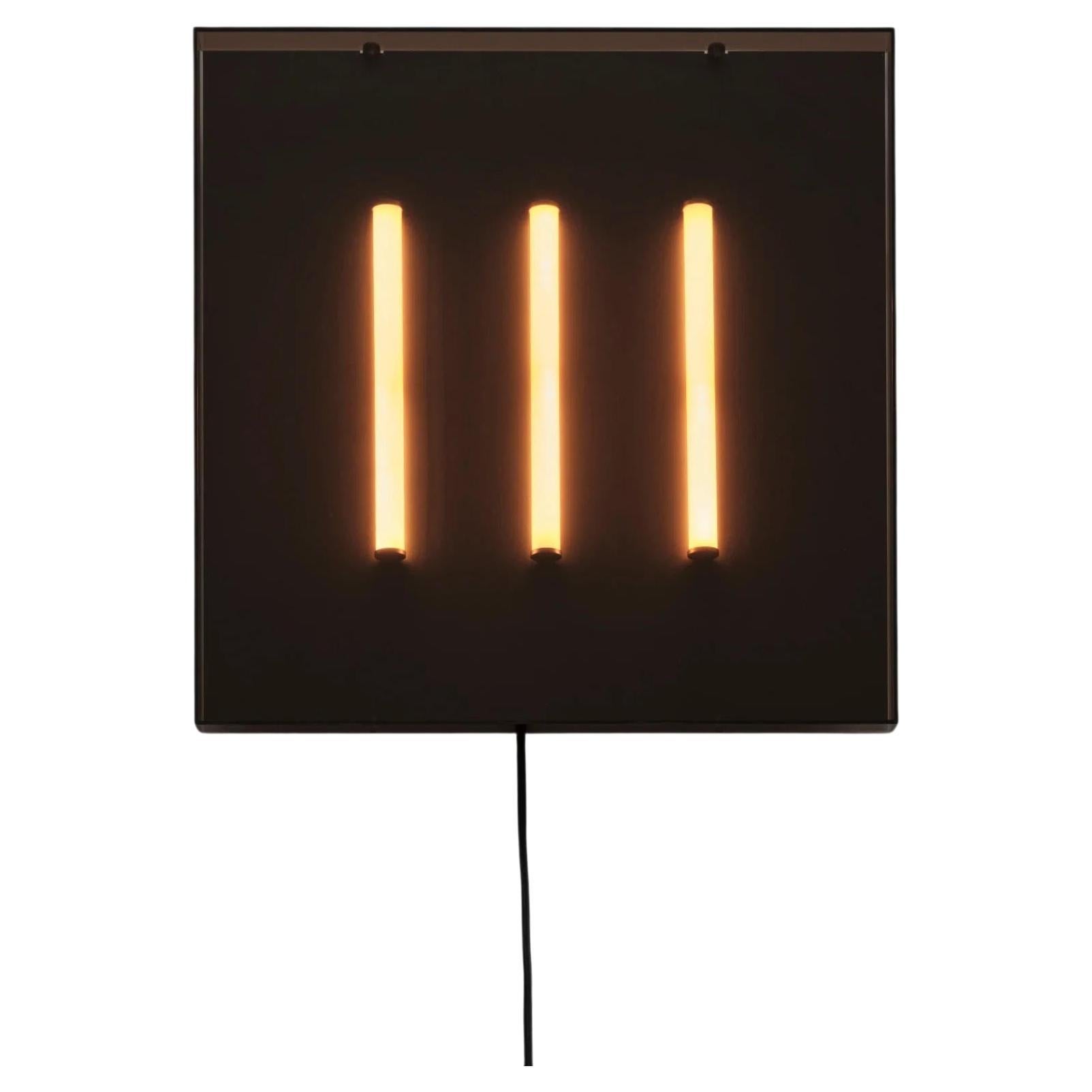 Contemporary Acrylic and Metal Design Wall Lamp.