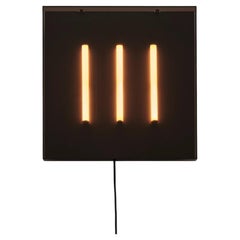 Contemporary Acrylic and Metal Design Wall Lamp.
