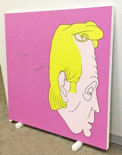 Contemporary Acrylic Silicone Painting Interview John Chilver Signed Dated 2000