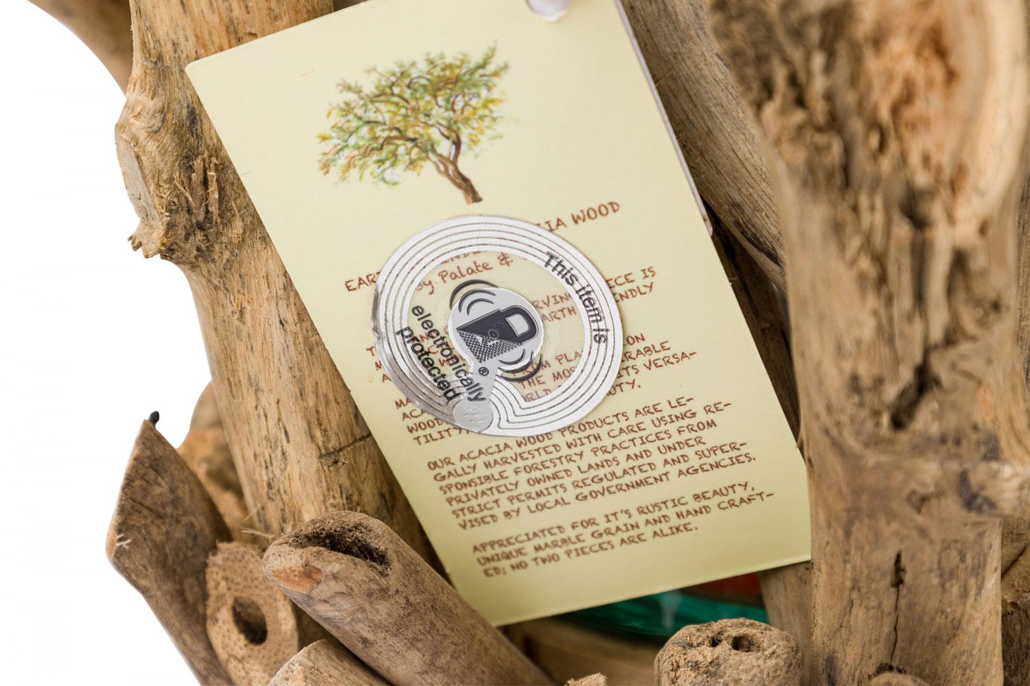 Portavelas Contemporáneo de Vidrio y Ramita Estilo Adirondack en venta 2