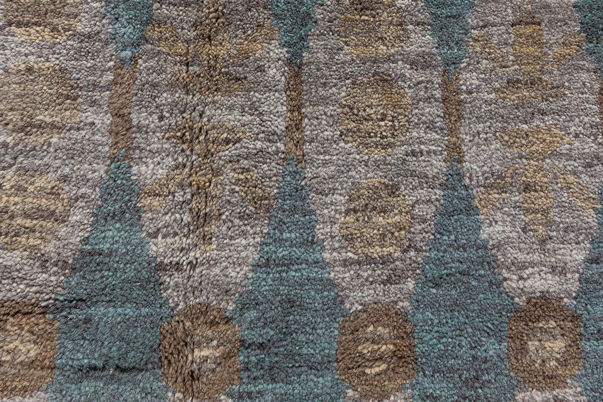 Hand-Knotted Contemporary Aegean Green Handmade Rug by Bunny Williams for Doris Leslie Blau For Sale