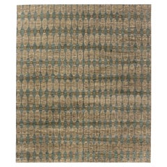 Zeitgenössischer ägäischer handgefertigter Teppich in Ägäischem Grün von Bunny Williams für Doris Leslie Blau