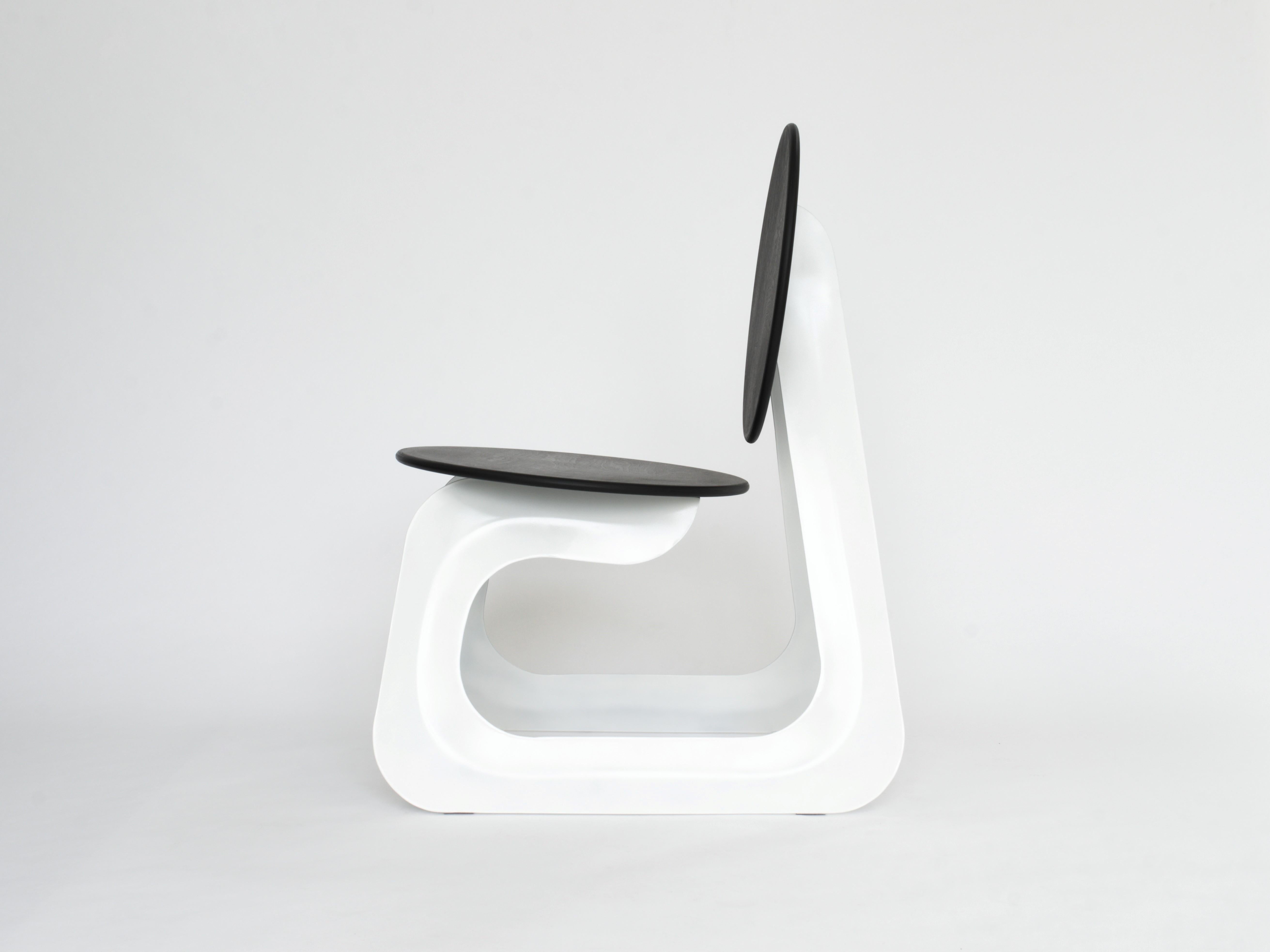 Modern Contemporary Aeroformed Chair in Inflated Steel by Connor Holland For Sale