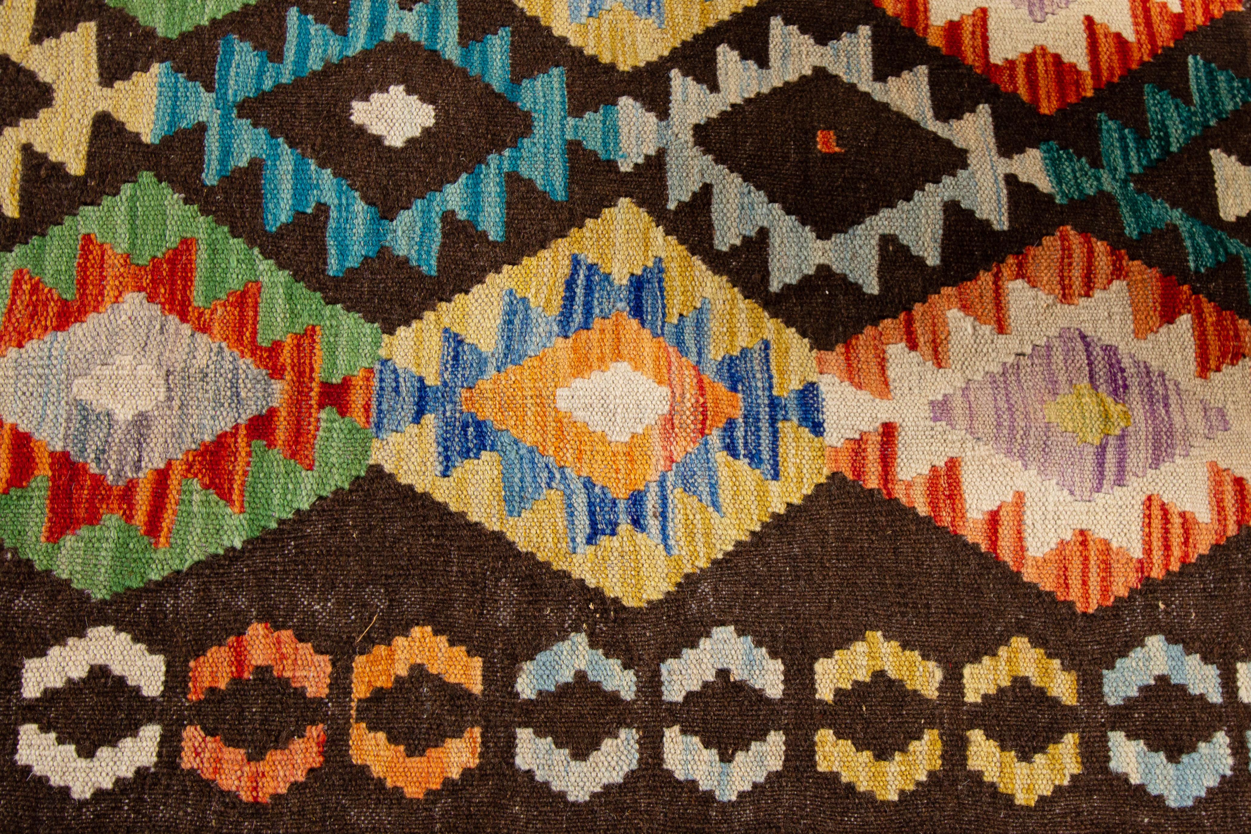 Contemporary Afghan Kilim Rug In New Condition For Sale In Norwalk, CT