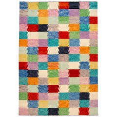 Contemporary Afghan Kilim Rug