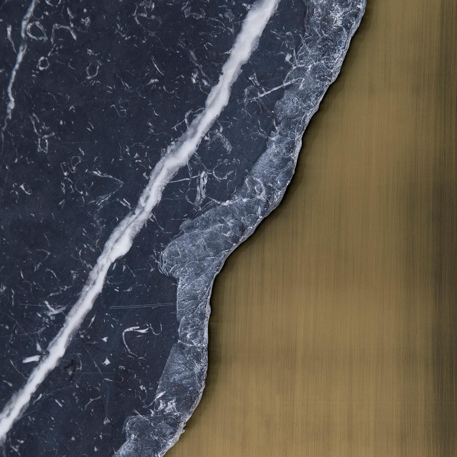 Table basse AM Contemporary, Nero Marquina Marble, Handmade byGreenapple en vente 6