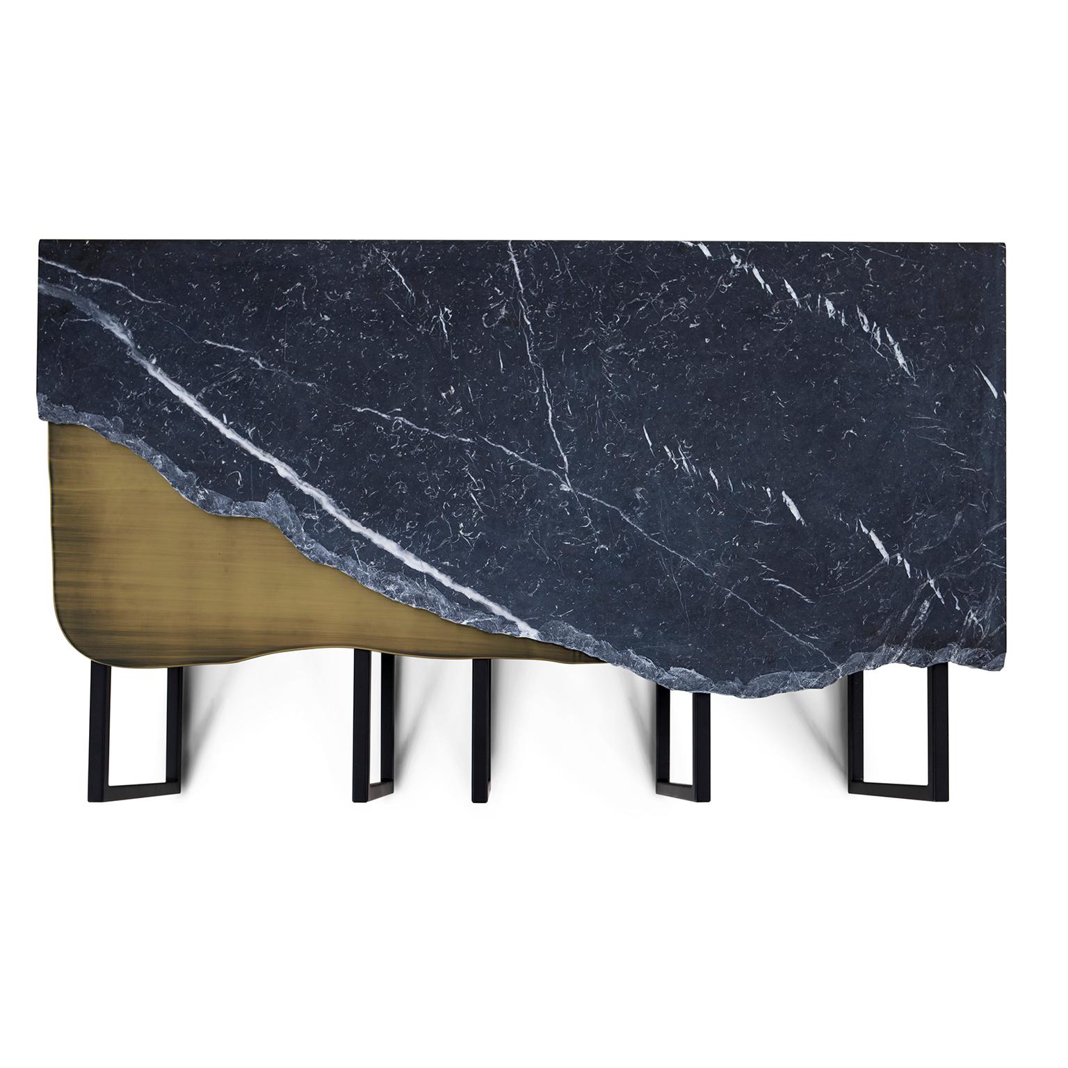 Moderne Table basse AM Contemporary, Nero Marquina Marble, Handmade byGreenapple en vente