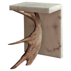 Contemporary Alabaster Stag T Stool / Side Table by Rick Owens