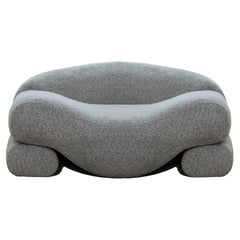 Contemporary all-natural Ergonomic Beanbag Lounger with organic foam and lentisl