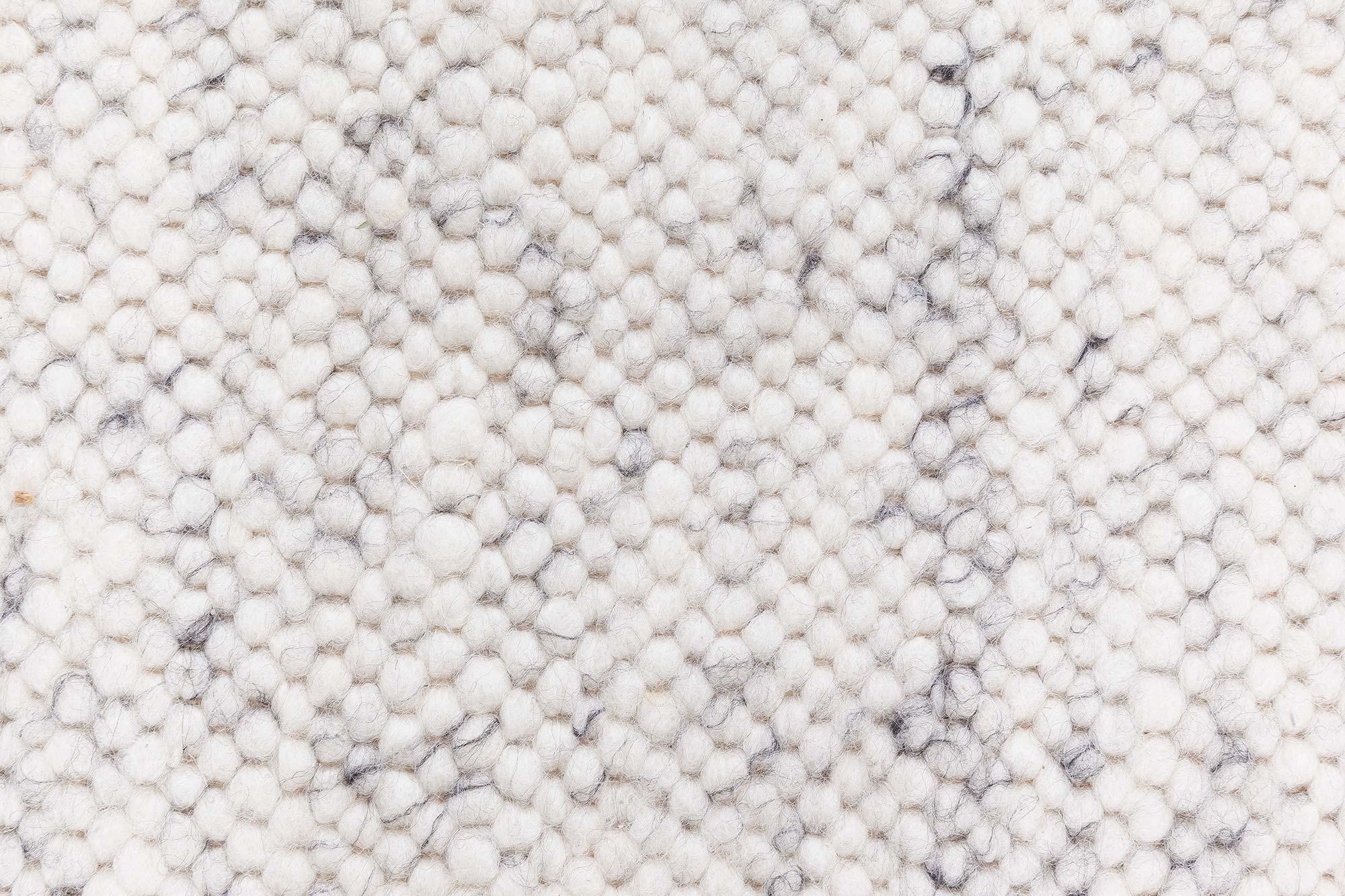 Contemporary Alpine handmade in natural lambswool Runner by Doris Leslie Blau
Size: 2'7