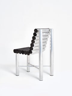 Contemporary Aluminium Chair Model ''Piscine'' by Axel Chay, Marseille France