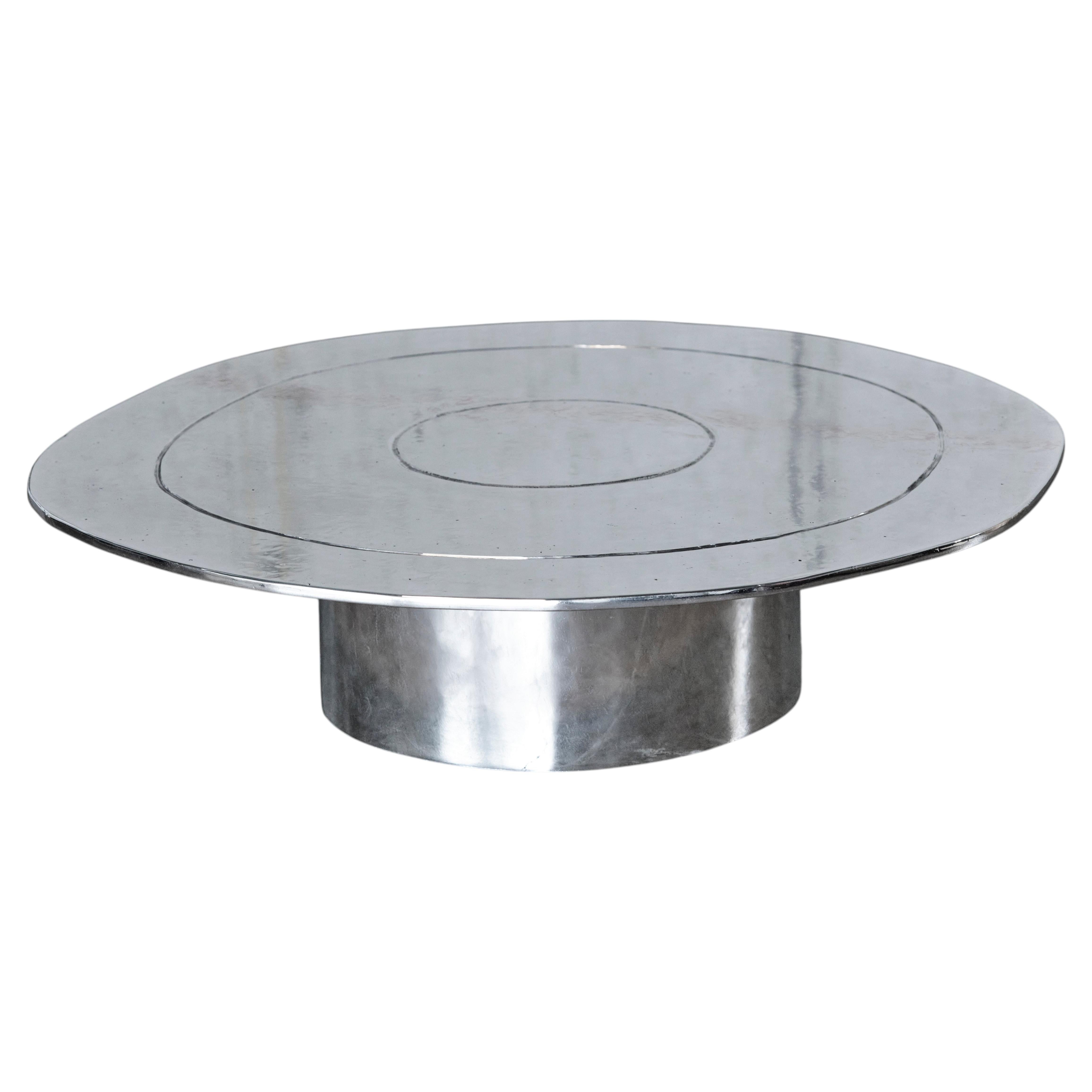 Contemporary Aluminium Coffee Table by Colo Studio, France