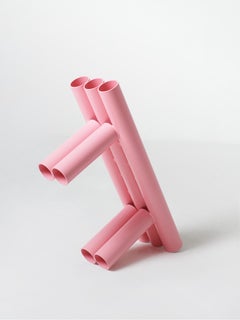 Contemporary Aluminium Lacquered Bench Model ''SEPTEM'' by Axel Chay, France