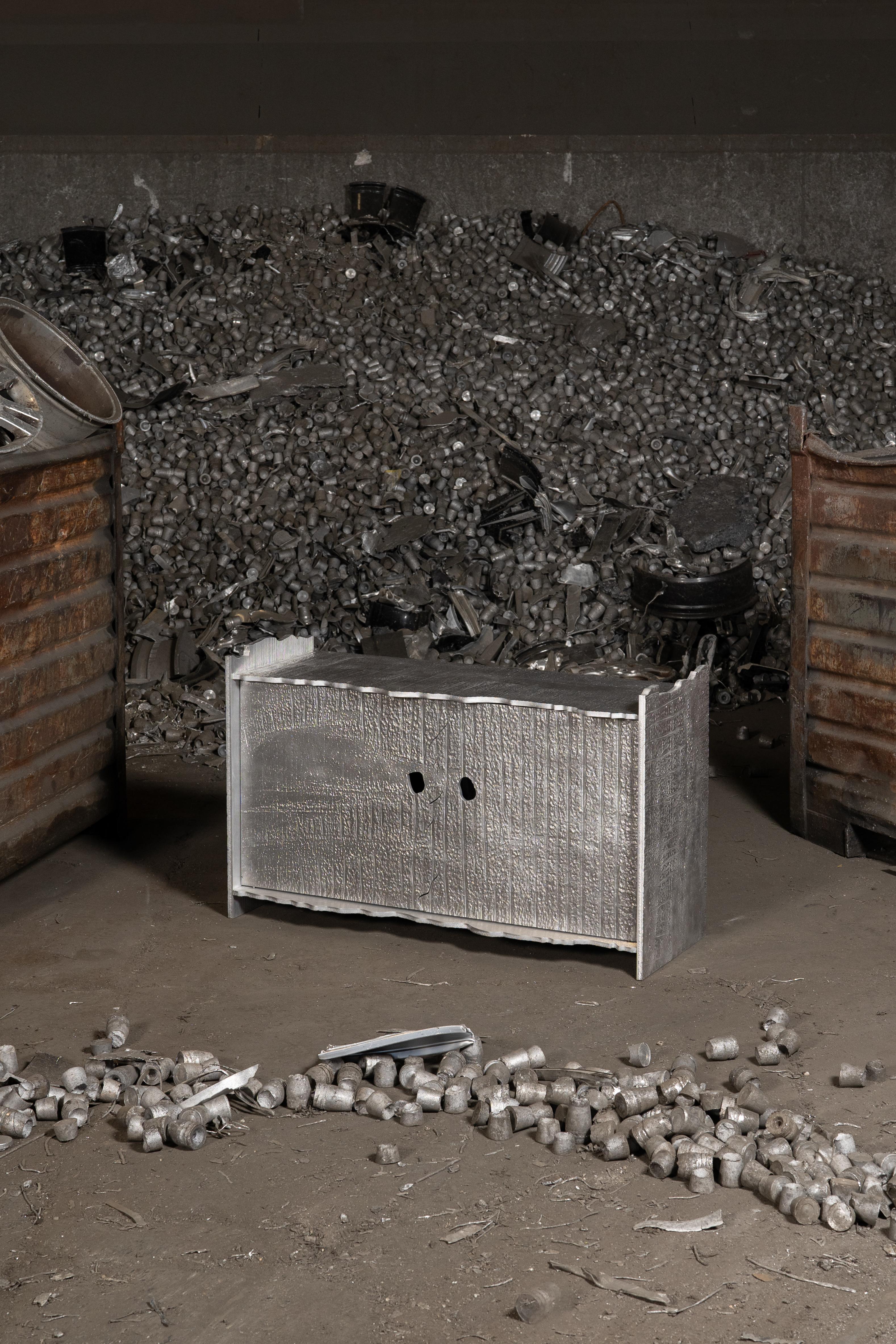 Contemporary aluminium Sideboard Table by Studio Thusthat In New Condition For Sale In 1204, CH