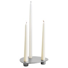 Contemporary Aluminium Trio Candleholder Henry Wilson