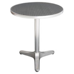 Contemporary Cafe-Tisch aus Aluminium und Edelstahl